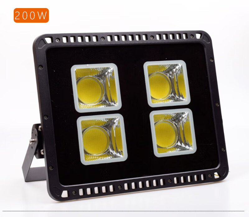 Qianzhiyi LED Floodlight High Power 400W Outdoor Waterproof COB Spotlight for Factory Square Construction Site Warehouse Basketball Court High Brightness Lighting 11