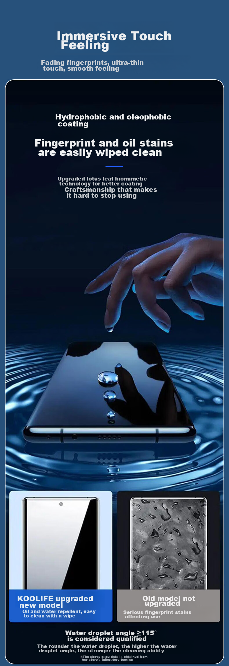 KOOLIFE [Anti-Chipping] Tempered Glass Screen Protector for Nubia Z80 Ultra, High-Definition Anti-Fingerprint Anti-Drop Gaming Film 8
