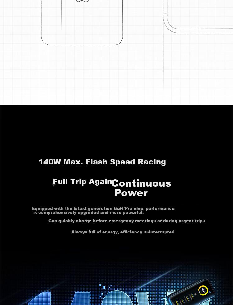 Baseus 140W GaN Charger Set with Display, Type-C Multi-Port PD Fast Charging 100W Phone Charger for Laptops And IPhone 17 Xiaomi 120W Silver 12