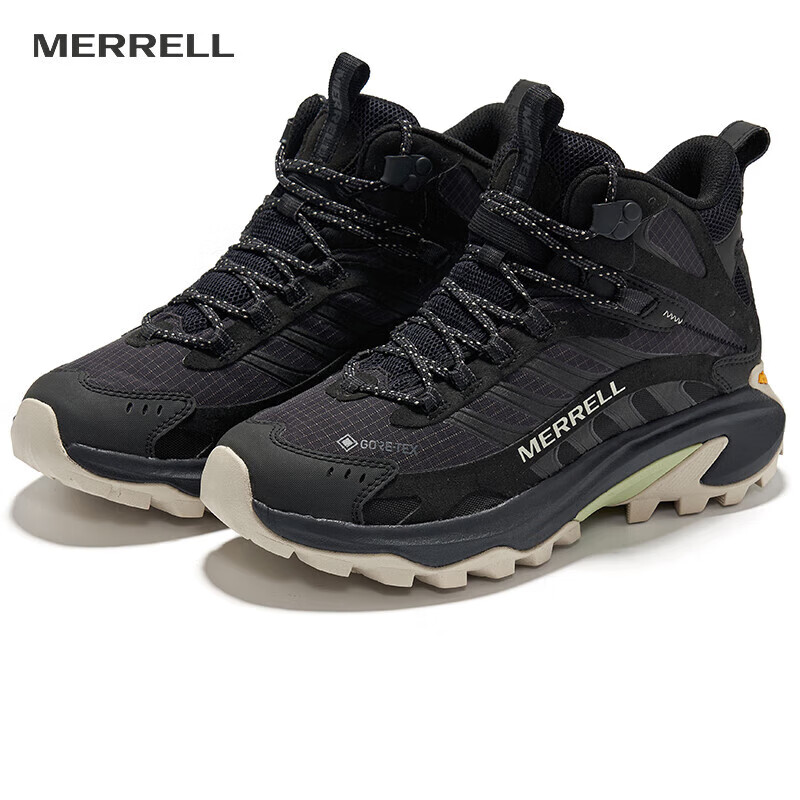 Merrell MOAB SPEED 2 MID GTX Women's Mid-Top Outdoor Waterproof Non-Slip Lightweight Trail Running Hiking Shoes