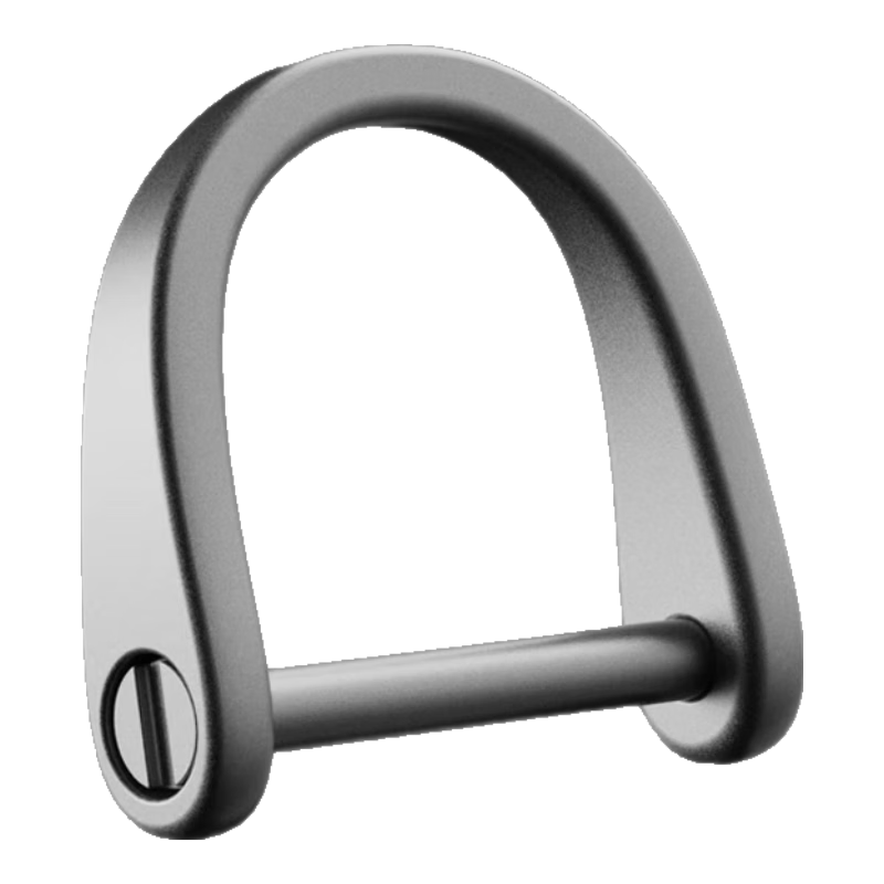 Laiben Titanium Alloy Horseshoe Buckle D-Shaped Buckle Key Case Accessory, Keychain Pendant for Men And Women, Car Key Ring