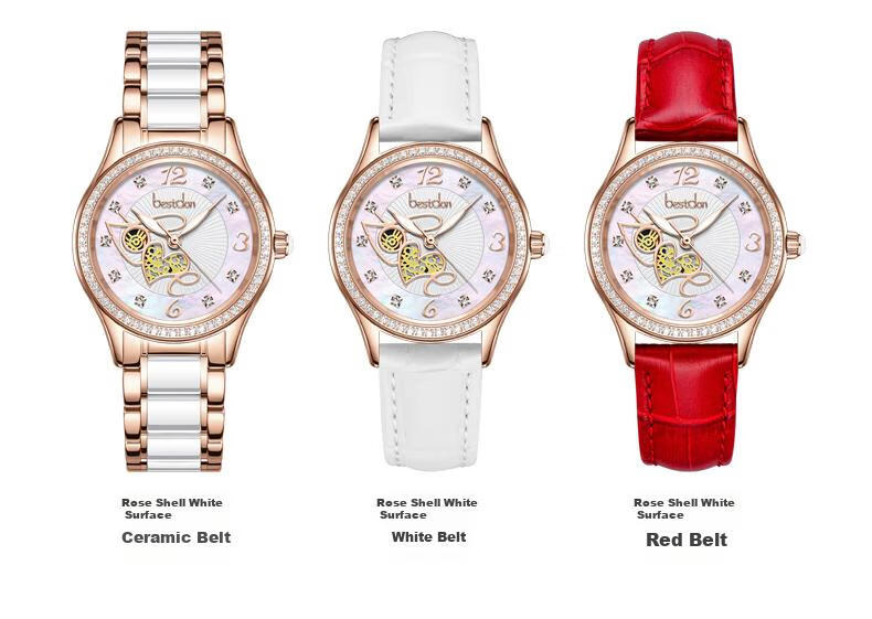 Bestdon Brand Top Ten Women's Watches with Imported Movements, Quartz Wristwatches in Gift Boxes, Birthday Gifts for Wome 11