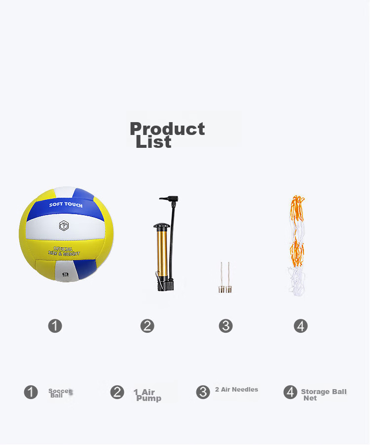 JD Original Liko 300 Volleyball, Standard Size 5 Volleyball for Middle School Entrance Exam Training And Competitions, Suitable for Primary And Secondary School Students 11