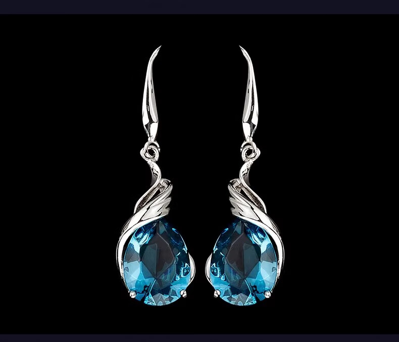 Eternelle French Eternal European-Style Earrings, 925 Silver Hoop, Elegant Fashion Light Luxury Women's Ear Jewelry, Birthday Gift 3