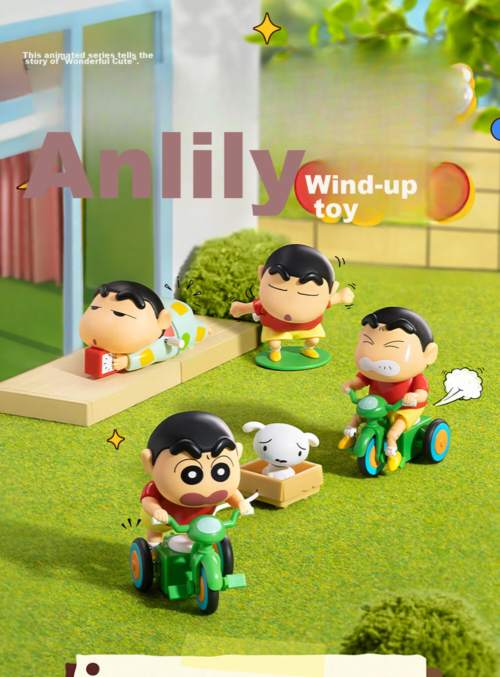 52TOYS Crayon Shin-chan Retro Mini TV Blind Box Trendy Collectible Figure Toy Gift Random Single for Boyfriend 1