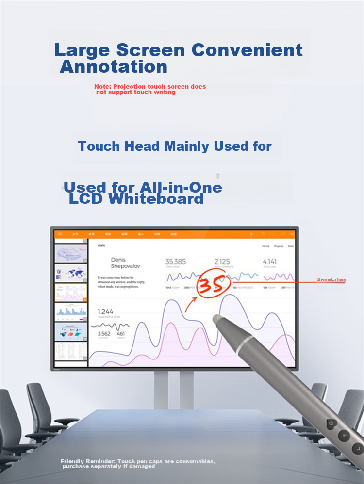 Noomya N99 AI Voice Typing Wireless Amplified Page-Turning Pen with Microphone for Teachers, Multifunctional Page-Turning Pen with Microphone, Laser Pointer, Whiteboard Writing And Line Drawing 5