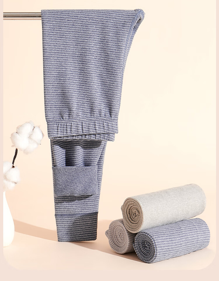 LangSha [Double-Sided Brushed] Children's Autumn Pants for Boys And Girls, High School And Teenage School Uniform Essential, Baby Warm Autumn And Winter Sleepwear 7
