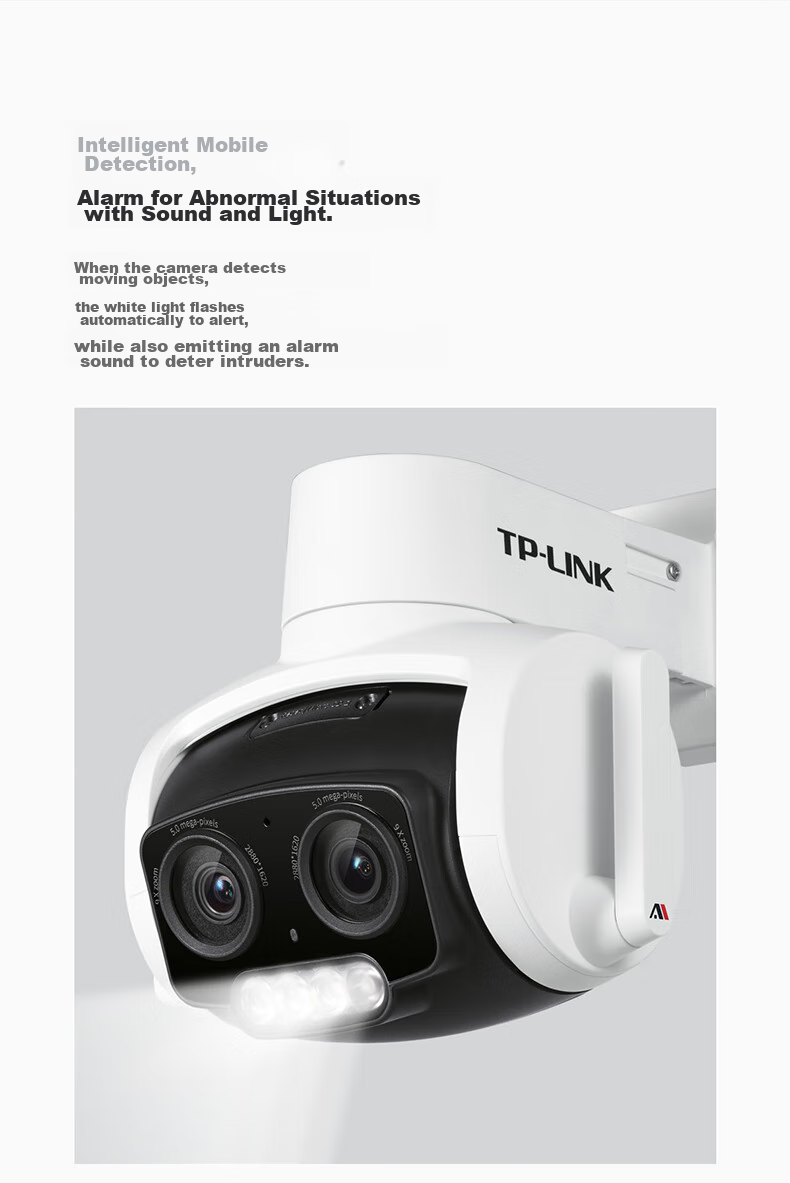 TP-LINK, 5 Million Pixel 3K Dual-Band Dual-Camera Zoom Camera, Home Surveillance Monitor, 360 Wireless Outdoor Camera for Home And Outdoor Use, Tplink Two-Way Audio, Network Remote HD AIPC657 11