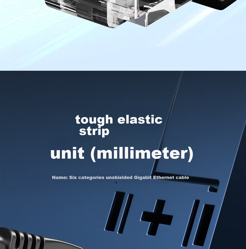 ULT-Unite CAT7 Gigabit Ethernet Cable, 10Gbps Pure Copper Double-Shielded Engineering Grade Network Cable for Home Renovation, Computer Broadband Monitoring Wiring Patch Cord, 8 Meters 17