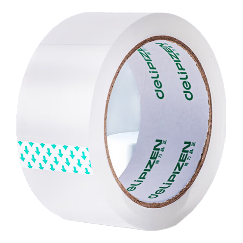Deli High-Quality Transparent Packing Tape/Strapping Tape, 45mm*60m*50um, 6 Rolls/tube, Office Supplies, 33006