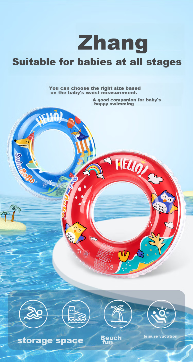 Swimbobo Children's Swim Ring, Kids' Armpit Float Ring for Ages 6 And Above, Boys And Girls Swim Ring K5101M Size 9