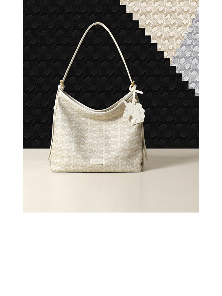 NUCELLE Wave HOBO Handbag for Women, Light Luxury Large Capacity Bucket Bag, Shoulder Crossbody Underarm Commuter Ladies Bag, Birthday Gift 4