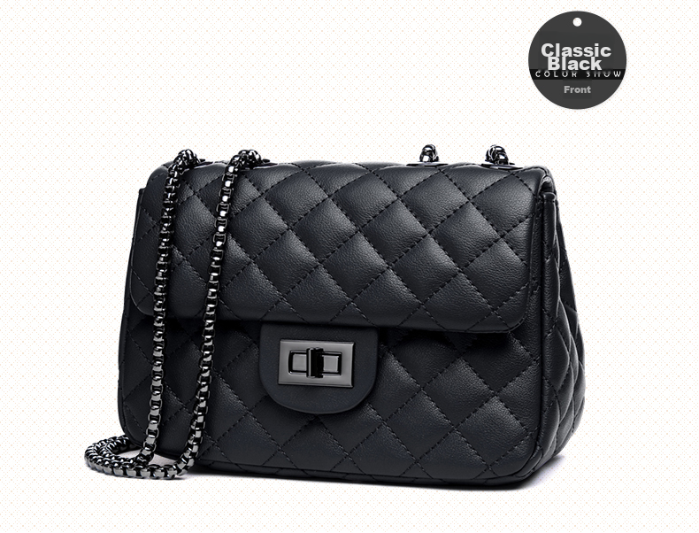 Viney Leather Handbag, Women's Brand Chain Bag, Light Luxury Shoulder Crossbody Bag, Practical Birthday And Mother's Day Gift for Mom 17