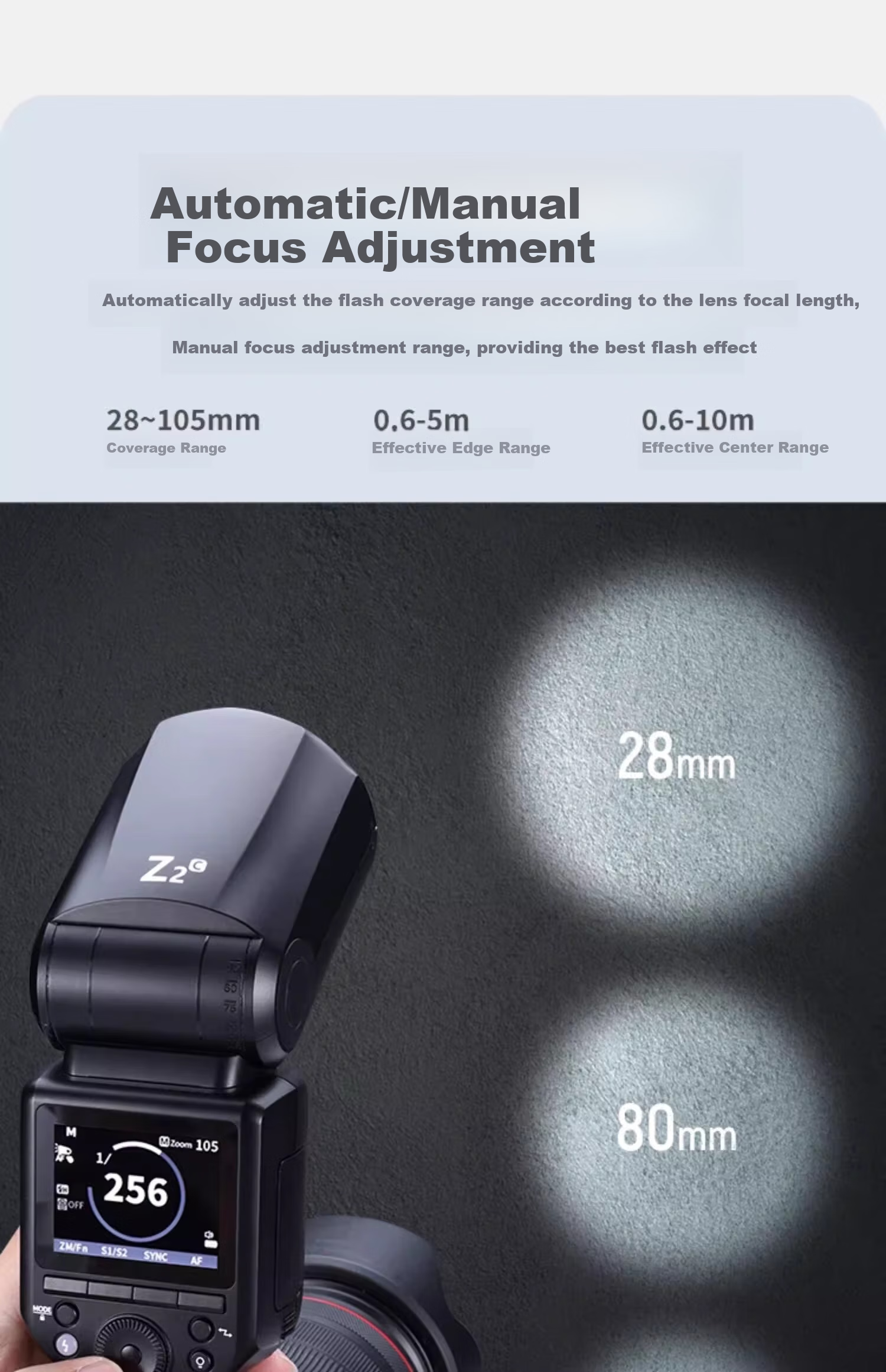 NEEWER Hot Shoe Flash Z2 Round Head Light for Canon DSLR And Mirrorless Cameras, TTL Automatic Metering, High-Speed Sync, Lithium Battery, Hot Shoe Round Head Light for Outdoor Photography with DSLR And Mirrorless Cameras 16