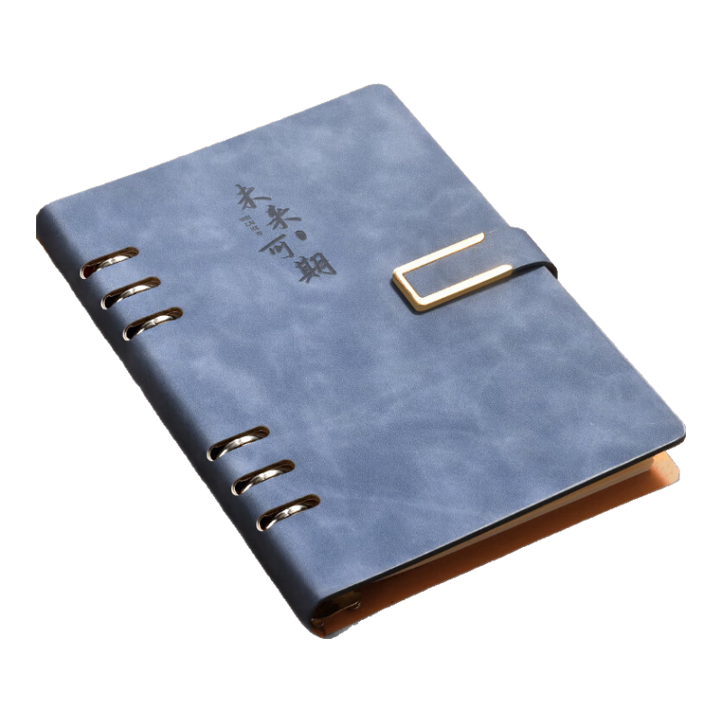 Shuxing A5 Loose-Leaf Notebook, 160 Pages, New Style Calendar Journal, Business Office Detachable Work Meeting Record Book, Gift Box, Student High-Quality Diary