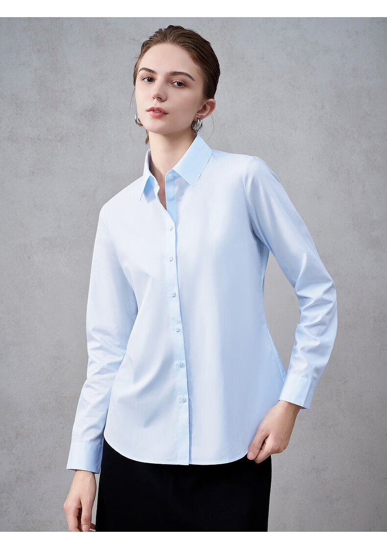 G2000 Women's 2025 Autumn Winter Long Sleeve Shirt Easy Care Cotton Comfortable Mall Same Style 7