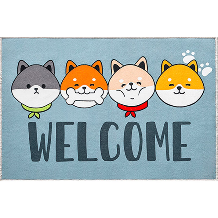 JD Original Jiji Mat Bathroom Floor Mat Absorbent Non-Slip Entrance Mat for Doorway And Foyer Dust Removal Gray 40*60cm