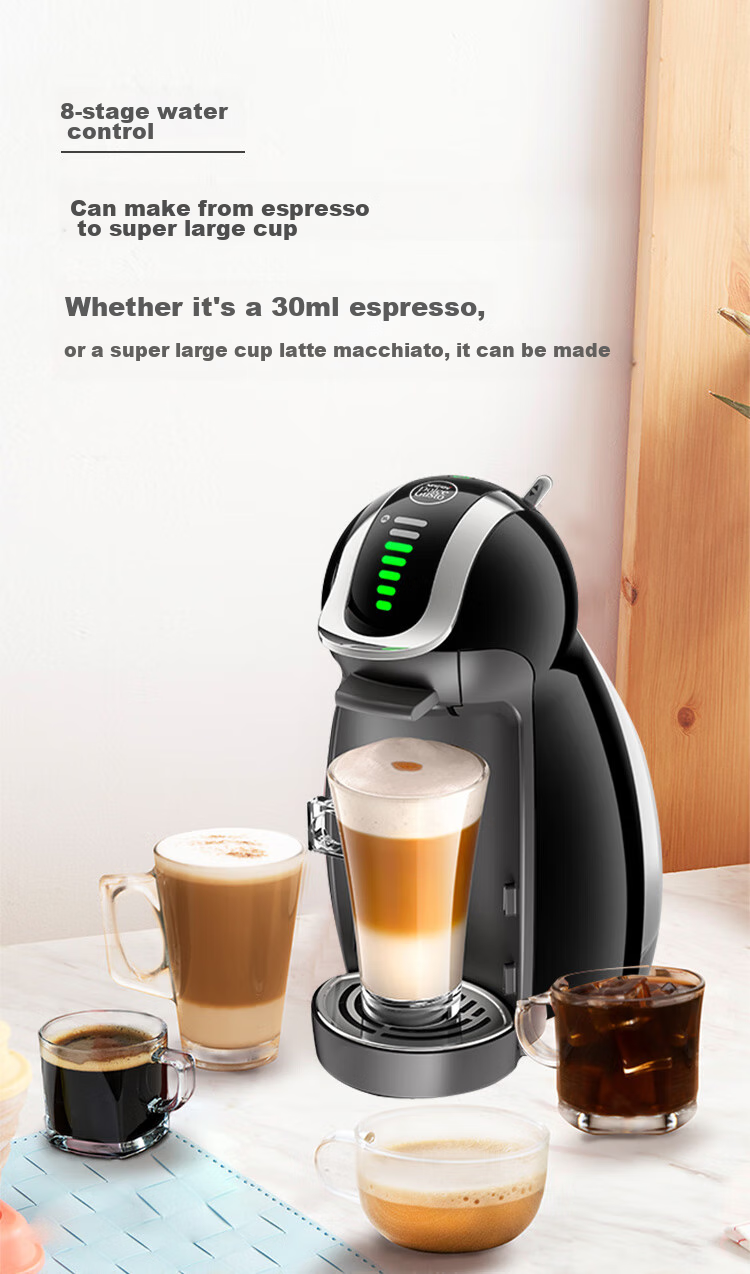 DOLCE GUSTO, Nestle, Fully Automatic Portable Capsule Coffee Machine, Genio, Little Penguin Red Capsule Machine, for Home And Office Use 8