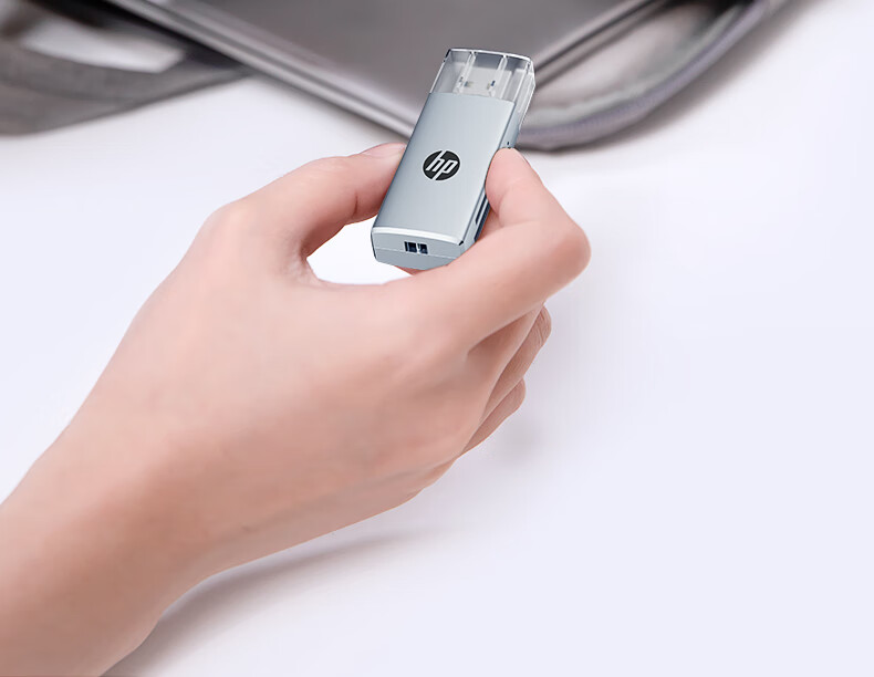 HP USB Flash Drive Reader SD/TF Multi-Functional All-In Card Reader for Computer, Phone, IPad, Camera, Dash Cam, Surveillance Memory Card Silver 7