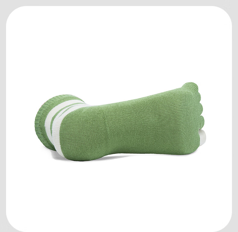 TFO Sixth Generation Children's Two-Toe Socks, Outdoor Sports Running Socks, Sweat-Absorbing Toe-Separated Hiking Socks, 2202500, Khaki Color 6