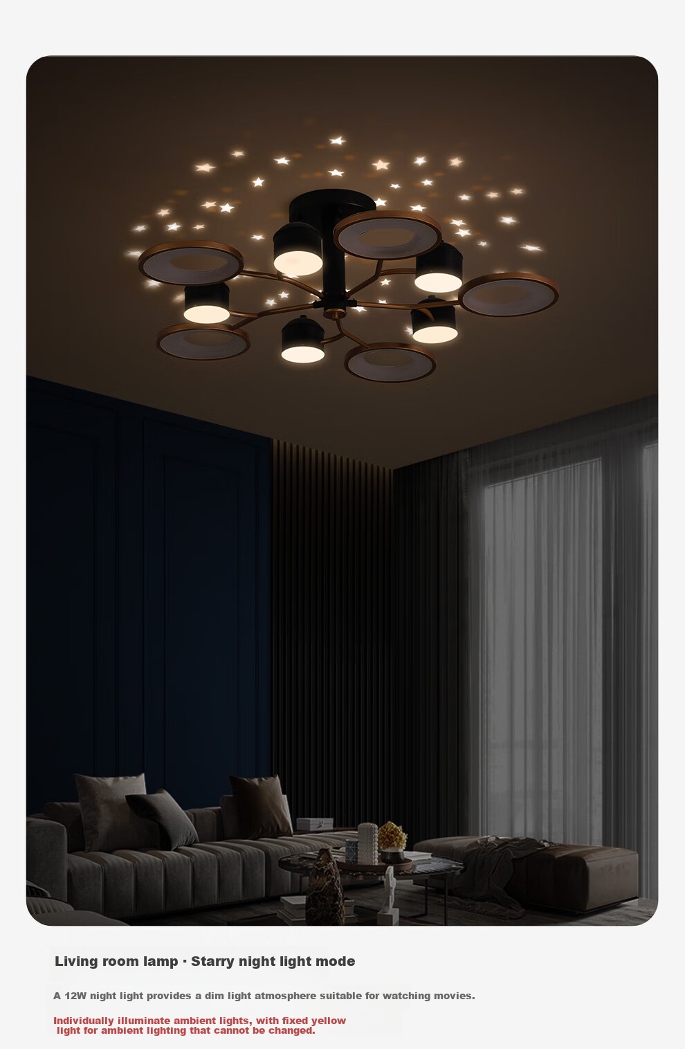 NVC Nordic Pendant Light, Simple And Creative, Popular Molecular Lamp, Ceiling Light for Living Room, Trendy Modern Lighting Fixture WHXD80Z/F-03 4