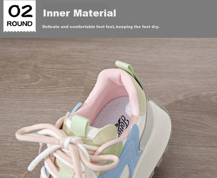 TonLion Dad Shoes for Women, 2026 Summer Height-Increasing Thick-Soled Shoes, Versatile Sports Casual Shoes, Purple, Size 39 4