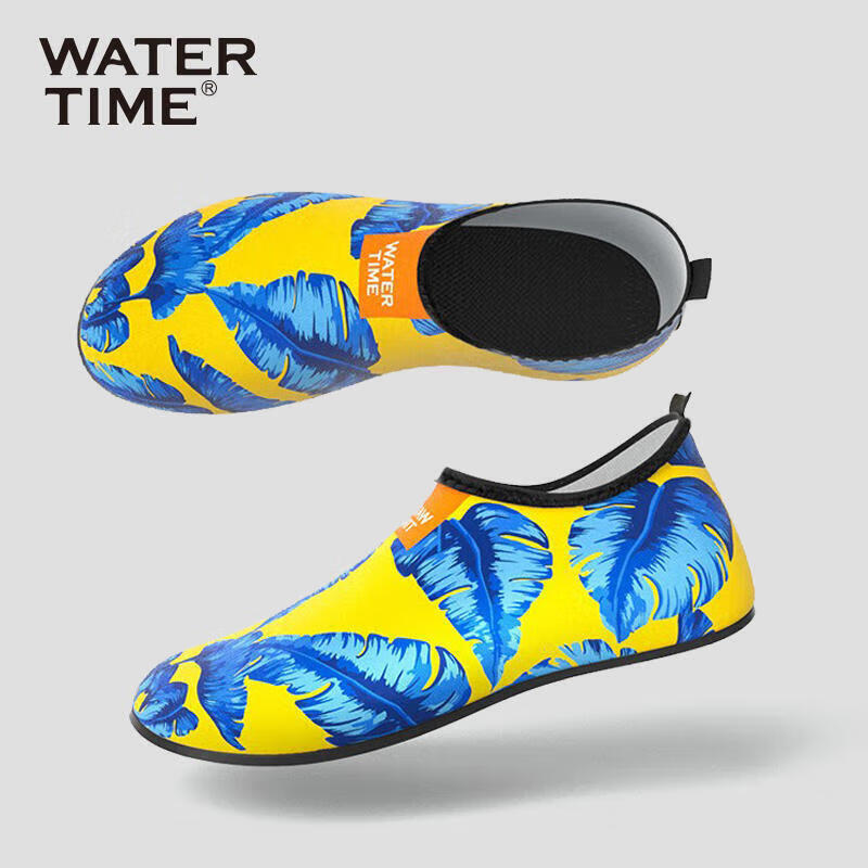 Аквашузы WATERTIME / Shuichuan, быстросохнущие, нескользящие, для пляжа, снорклинга, морского сплава, желтые, XL