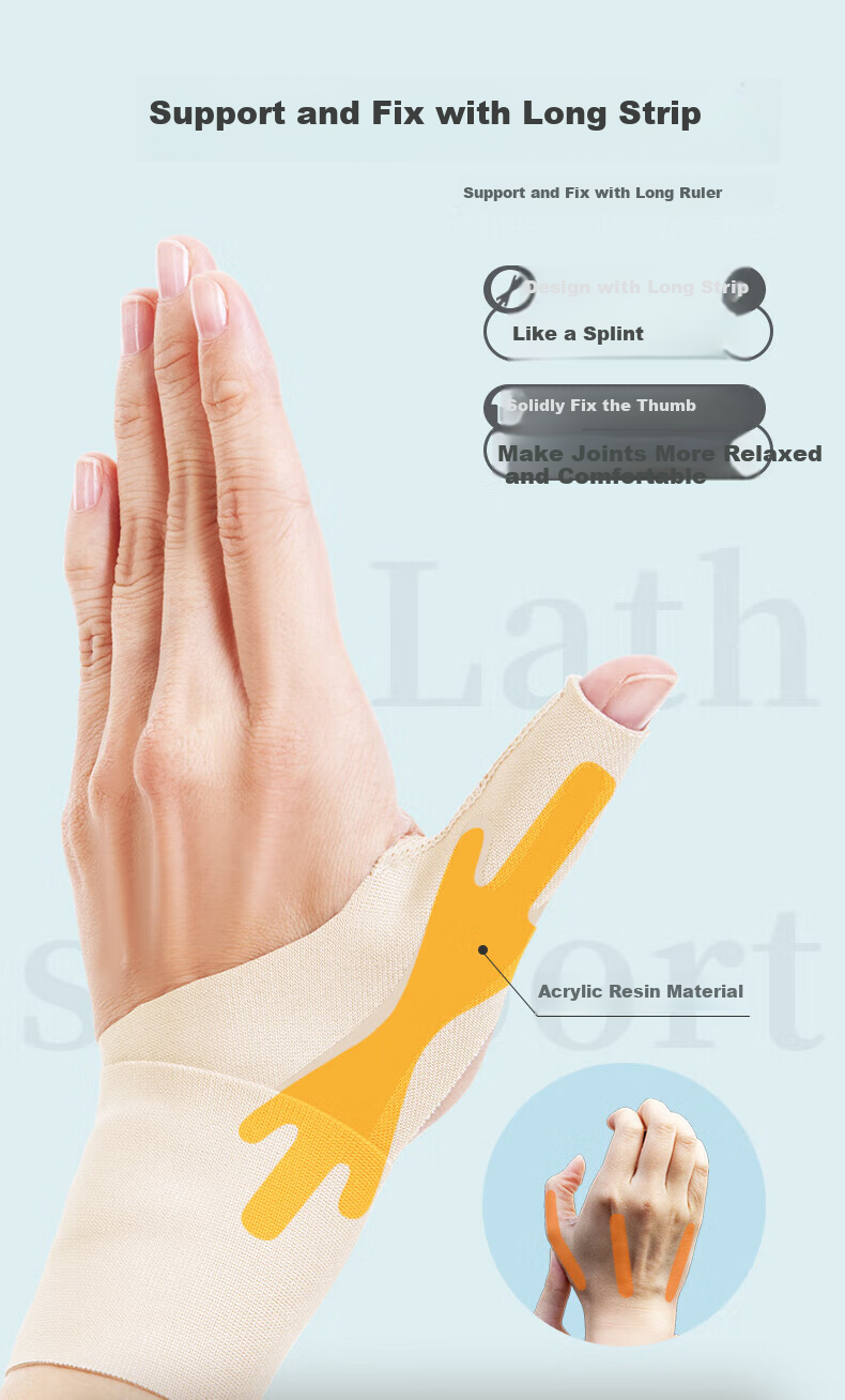 AURBOSHI Japanese Imported Wrist Brace for Tendonitis, Sprains, Thumb Support, Mom's Hand Protector, Finger Joint Support 3