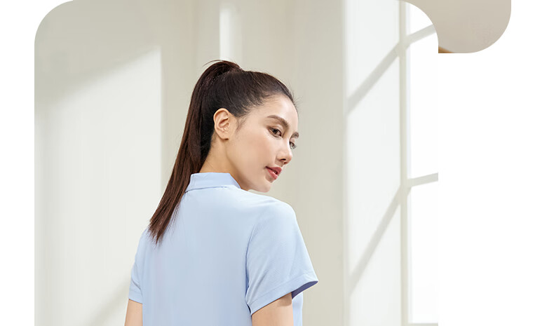 361° Women's Short-Sleeve T-Shirt, Summer New Style Quick-Dry Polo Shirt, Sports Running Loose Top, 662624112H-2 99