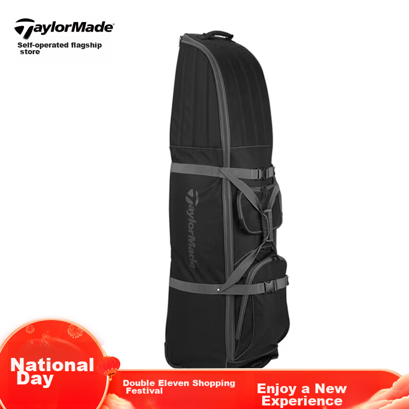 Taylormade Golf Travel Bag, New Model with Wheels, Large Capacity Travel Golf Bag N89462 Airplane Bag