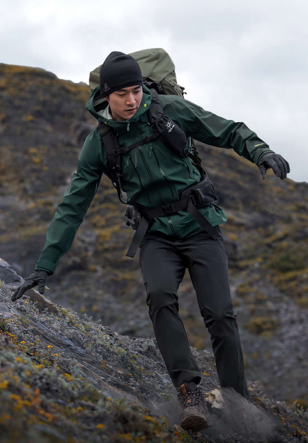 KAILAS KAILAS Men's T10-M Softshell Pants CORDURA Durable Outdoor Mountaineering Breathable Windproof Hiking Pants 3