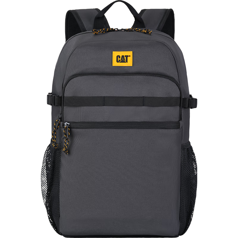 CAT Backpack Simple School Bag Laptop Bag 15/16 Inch Large Capacity Travel Bag 84982 Gray