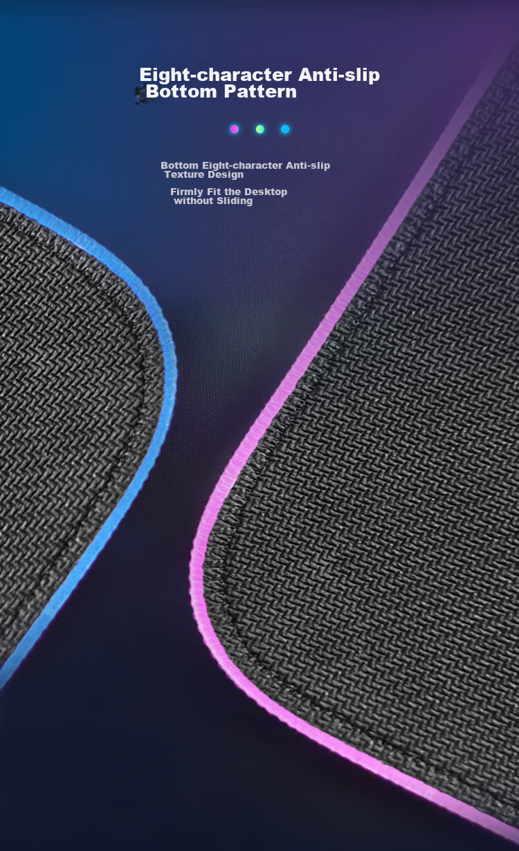 DAREU Professional Gaming Cool RGB Light-Up Mouse Pad, Large Size 800*400*3mm, USB Interface, Smooth Desk Mat, PE-T84 for VALORANT 5
