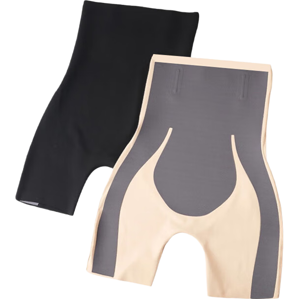 LangSha High-Waisted Shapewear Shorts for Women, Tummy Control, Butt-Lifting, Seamless, Shapewear, Postpartum Body Shaping, Waist Slimming, Thin Base Layer Safety Shorts