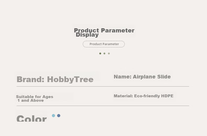HOBBY TREE Children's Slide, Swing, Basketball Hoop Set, Indoor Playground Equipment, Multifunctional Baby Toys, Sky Blue 19