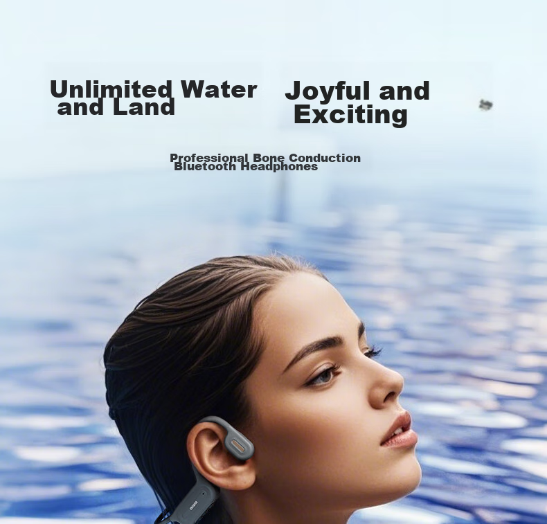 Aiwa G3 [With Built-In 32GB Large Memory], Bone Conduction Bluetooth Headphones, Sports Swimming Professional IPX7 Waterproof, Wireless Non-In Open-Ear Design, Sweat-Resistant, Long Battery Life 7