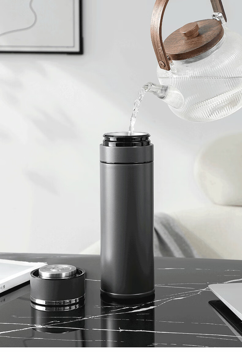 IMOGY (IMOGY) Insulated Mug, Large Capacity Men's Cup, Business Holiday Gift, Tea Infuser Cup, Car Water Bottle 12