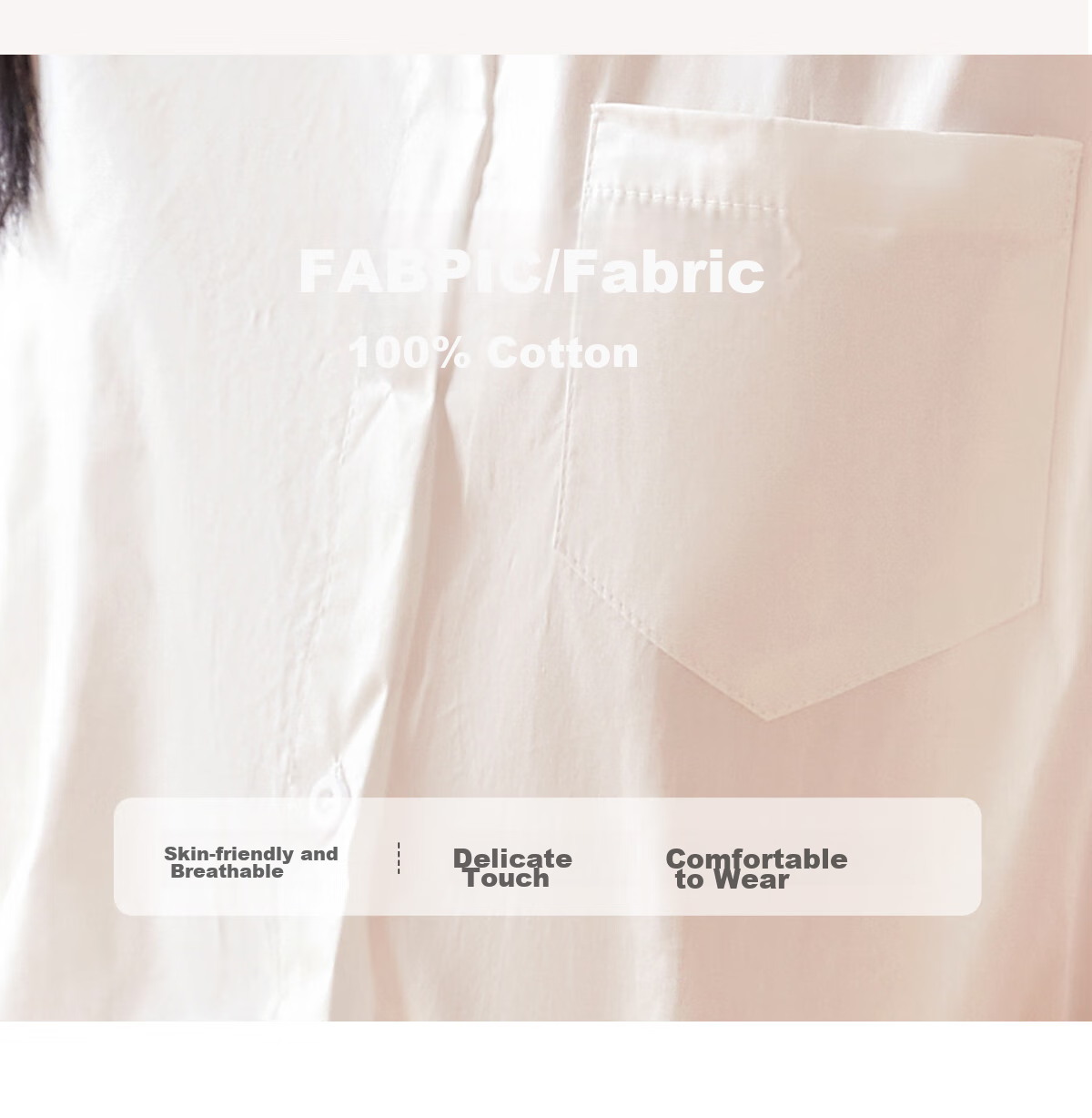 Chushen Spring Autumn Long Sleeve Women's Pure Cotton White Shirt Loose Fit Professional Commuter S13JC2740 10