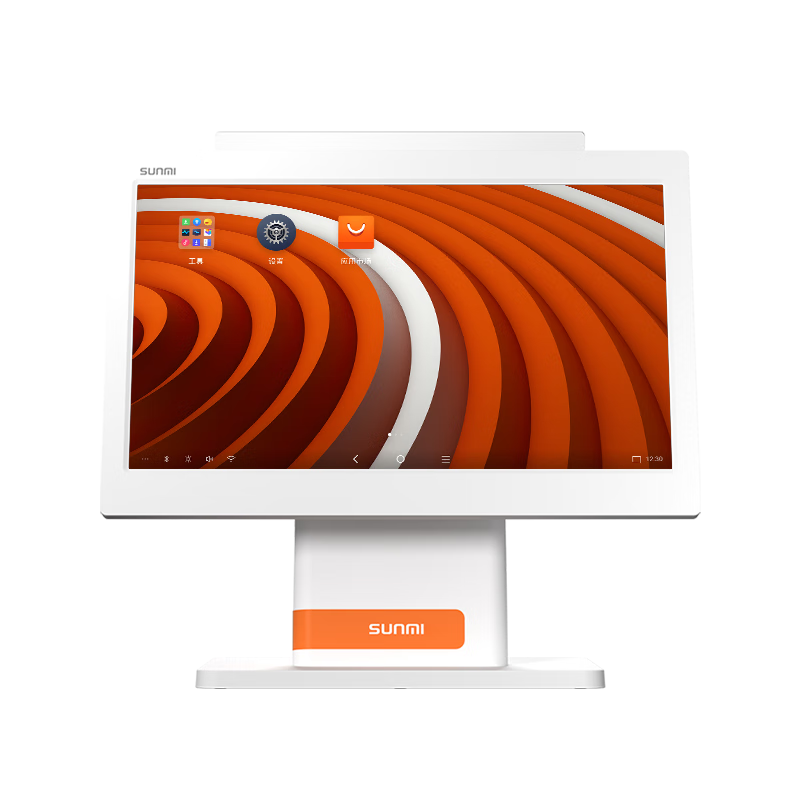 Sunmi Dual-Screen All-In Cash Register for Restaurants, Retail, Bubble Tea Shops, Fresh Food Stores, Baby Products, And Clothing Stores with POS System (Newly Upgraded 3+16GB)