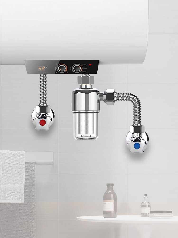 PURPAVWINNER Universal Water Heater Filter, No-Change Cartridge Washing Machine Pre-Filter, Whole-House Tap Water Purifier, Shower Head And Faucet Filter 1