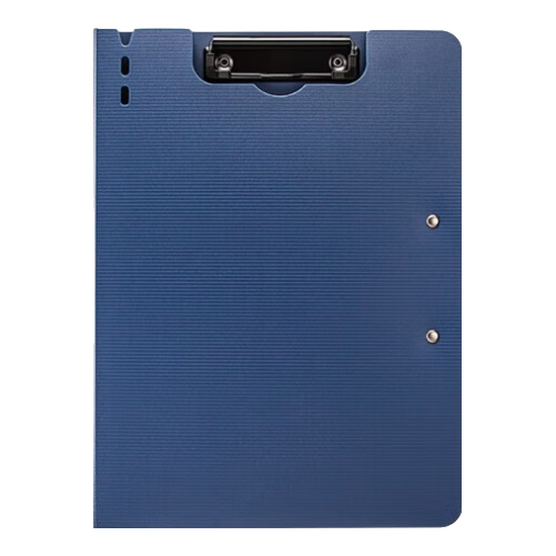 Tianse A4 File Folder Clipboard Double Clip Folding Page Board Clip Conference Clip Secretary Clip Data Clip Test Paper Clip Signature Signing Clip Office Supplies TS-10002 Deep Blue