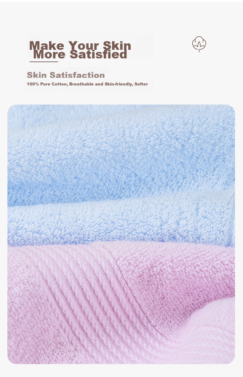 HOYO Japanese Pure Cotton Towel for Men And Women, Face Washing And Bathing Absorbent Quick-Drying Towel Single Pack Pink 34*75cm Sports 5