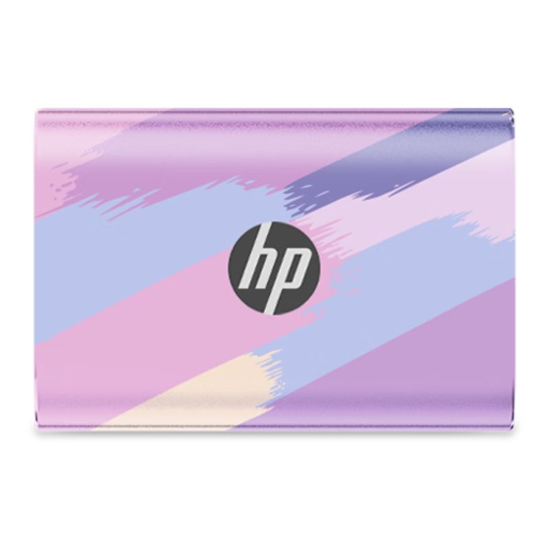 HP 1TB Type-C USB 3.2 Portable SSD High-Speed External Solid State Drive 420MB/s Purple Aura Dual Use for Mobile and Laptop