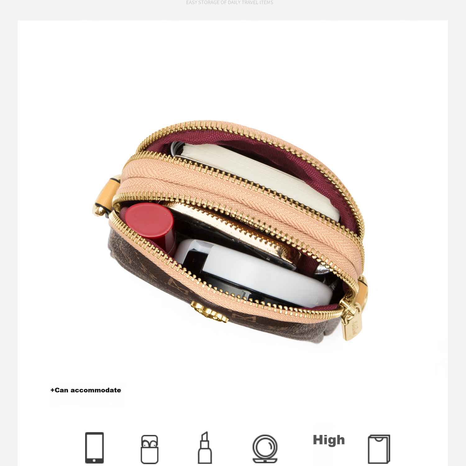 MashaLanti Women's Handbag, Luxury Phone Bag, Mini High-End Shoulder Crossbody Bag for Ladies, Mother's Day Gift on May 20th 26