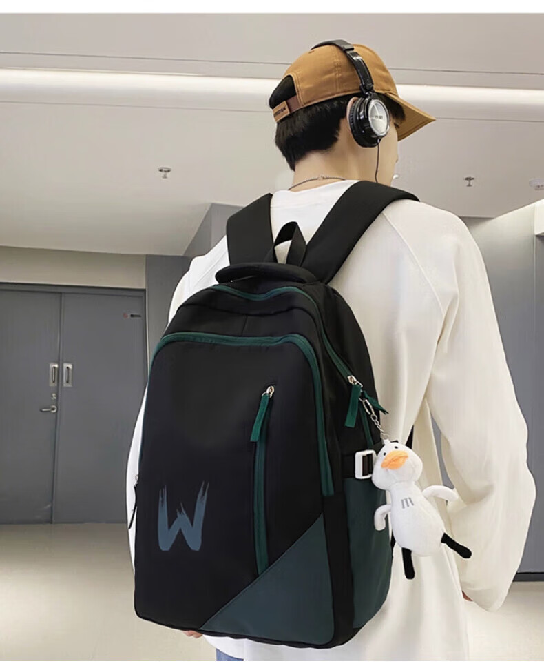 Huili Backpack for Middle School Boys, Stylish Large Capacity High School Student Primary School Elementary School Double Shoulder Bag for Girls And Boys 2