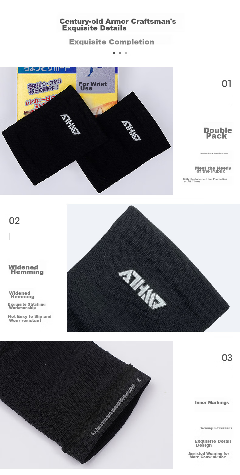 D&M Summer Sports Wristband for Fitness, Men And Women, Wrist Training, Basketball, Badminton, Tennis, Volleyball, Lightweight Japanese Import 12
