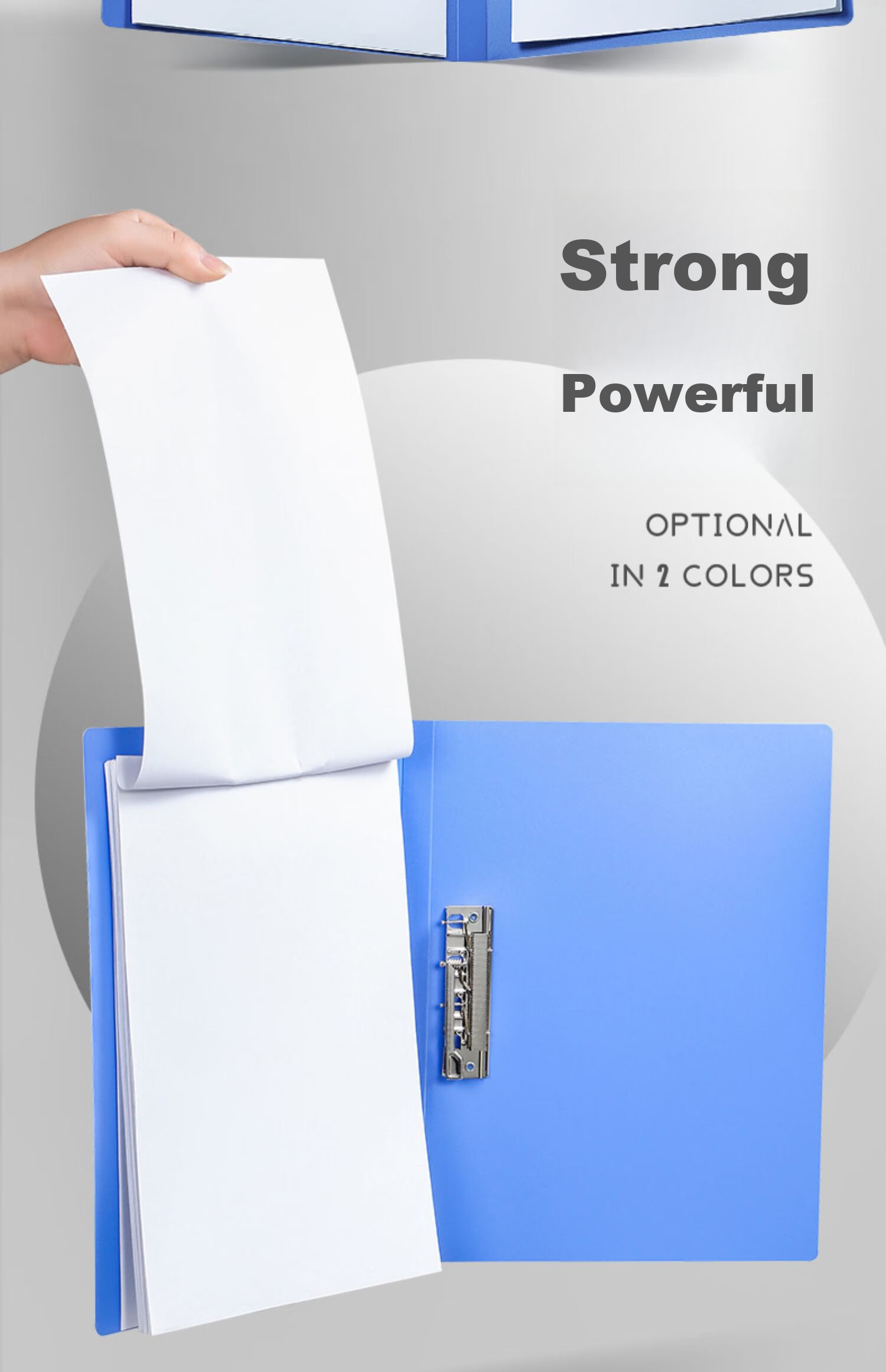 DiLe Premium Series File Box, A4 Standard Size 75MM Thick Kraft Paper Material, Financial Document Storage Office File Box, Dust-Proof Blue Single Pack 5