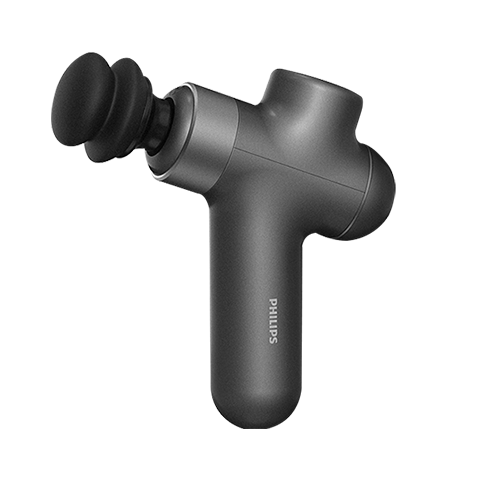 Philips Little Steel Cannon Pro Fascia Gun 3107G Professional Home Massage Gun Neck Fascia Gun Sports Training Leg Massager Holiday Birthday Gift for Men and Women New Year Gift