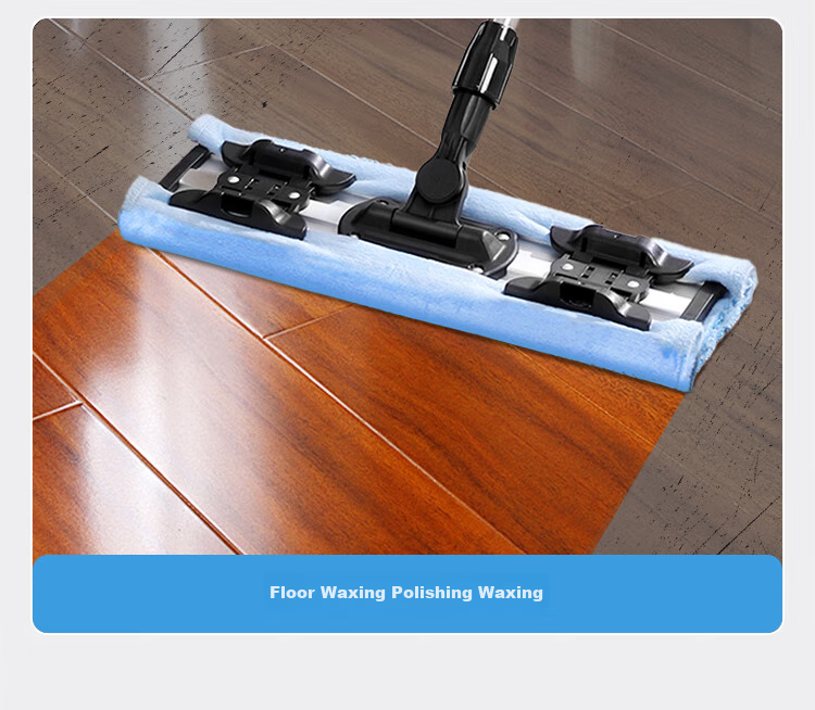 MARYYA Flat Mop with Cloth, 40cm 2 Mops, Extended Handle for Wooden Floors, 2026 Large Dust-Removing Mop 7