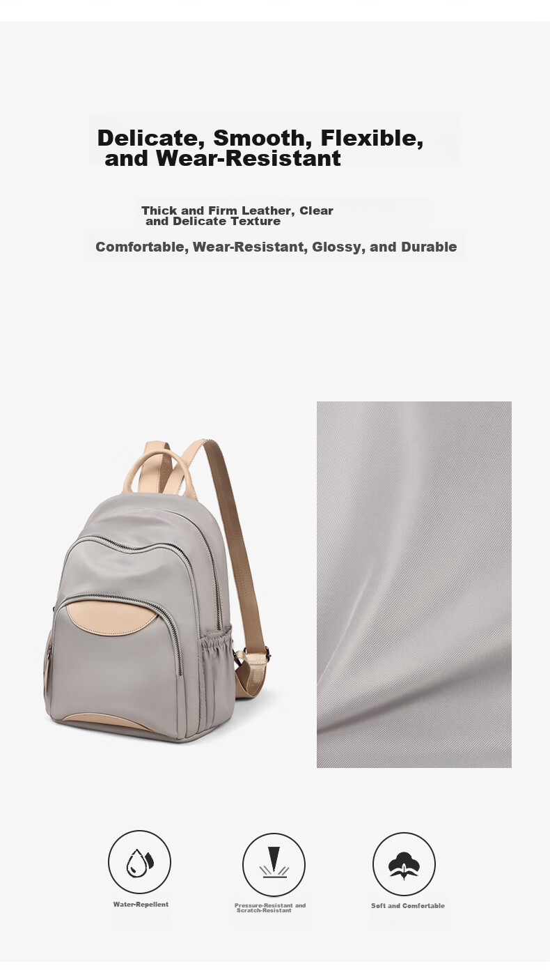 Aiqinghai Oxford Cloth Backpack, Lightweight And Compact, Stylish And Fashionable, Large Capacity, Perfect Birthday Gift for Travel 3